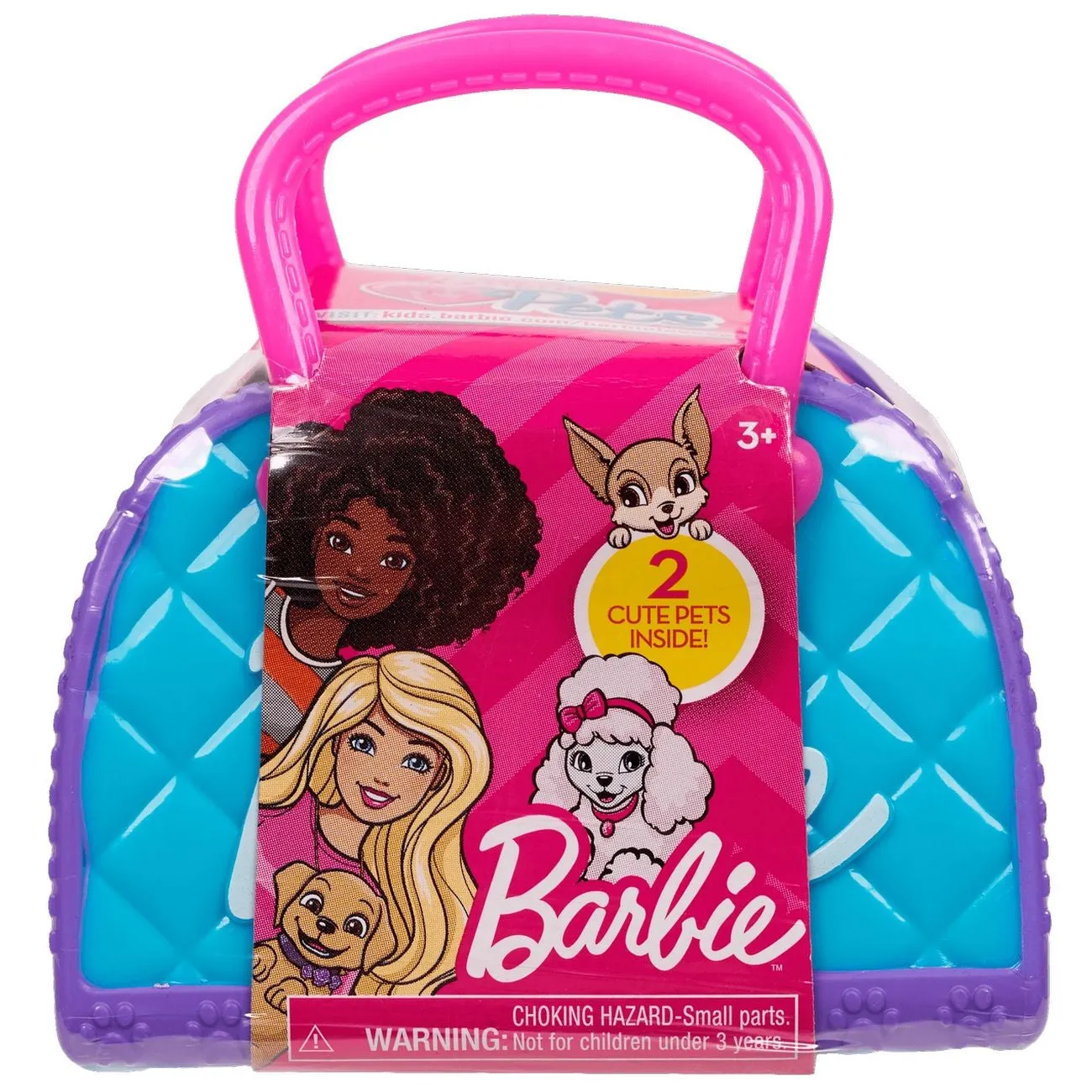 Barbie Pets Mini Collectible Figure Blind Pet Carrier 2 Pack
