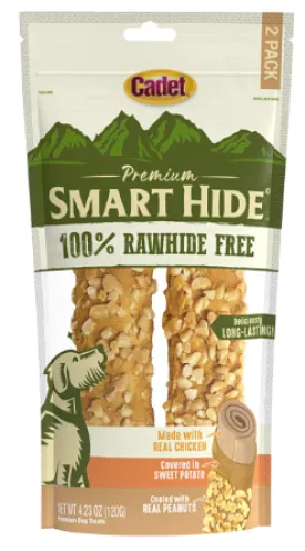 CADET SMART HIDE RAWHIDE FREE DOG CHEWS