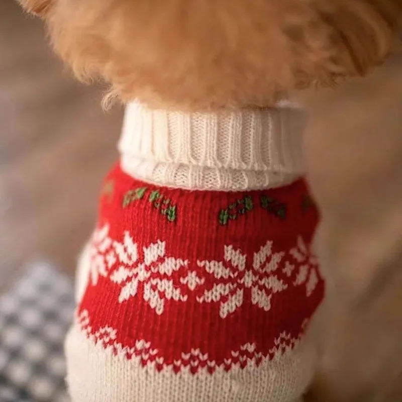 Christmas Knitted Pet Sweater