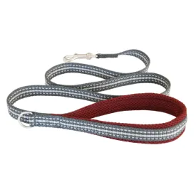 Coralpina Cortina Reflective Leash - Red Wine 4/6