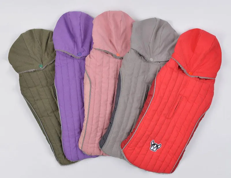 Detachable cap autumn and winter pet clothes