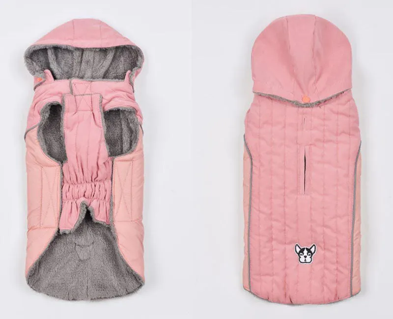 Detachable cap autumn and winter pet clothes