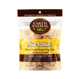 Earth Animal No Hide Peanut Butter Chew Dog & Cat Treats