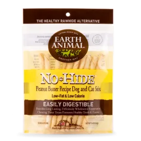 Earth Animal No Hide Peanut Butter Stix Dog Treats 10pk