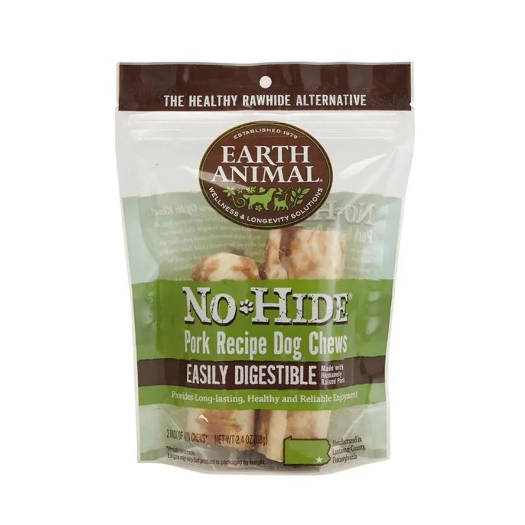 Earth Animal No Hide Pork Chew Dog Treats