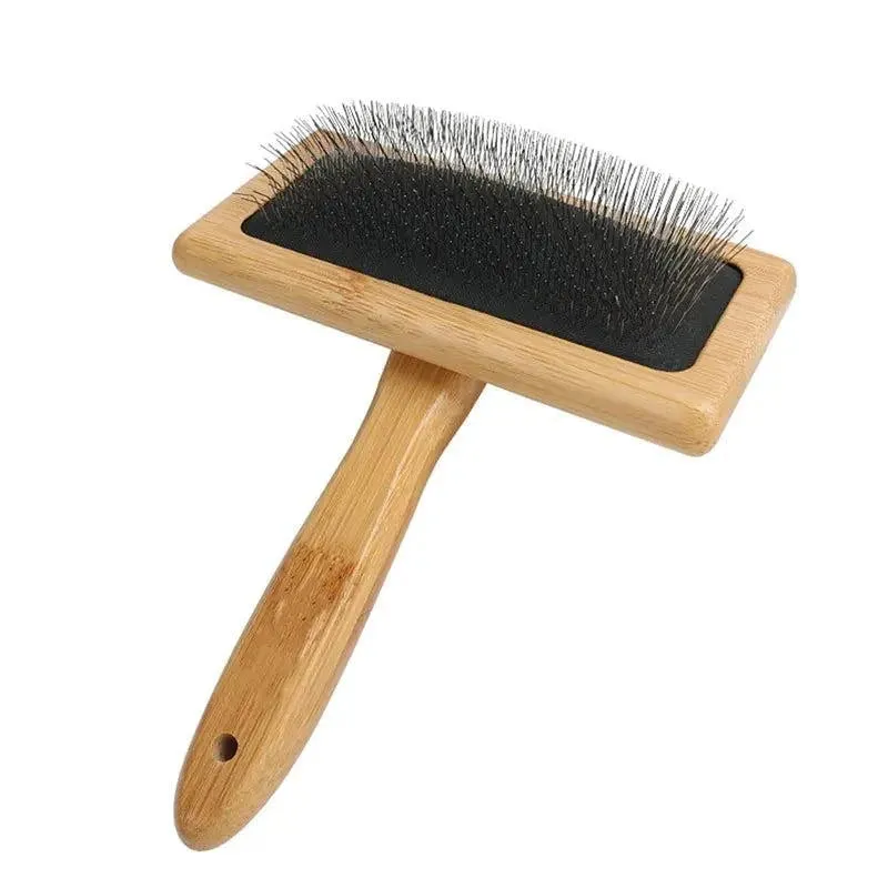 Eco-Friendly Bamboo Pet Grooming Brush