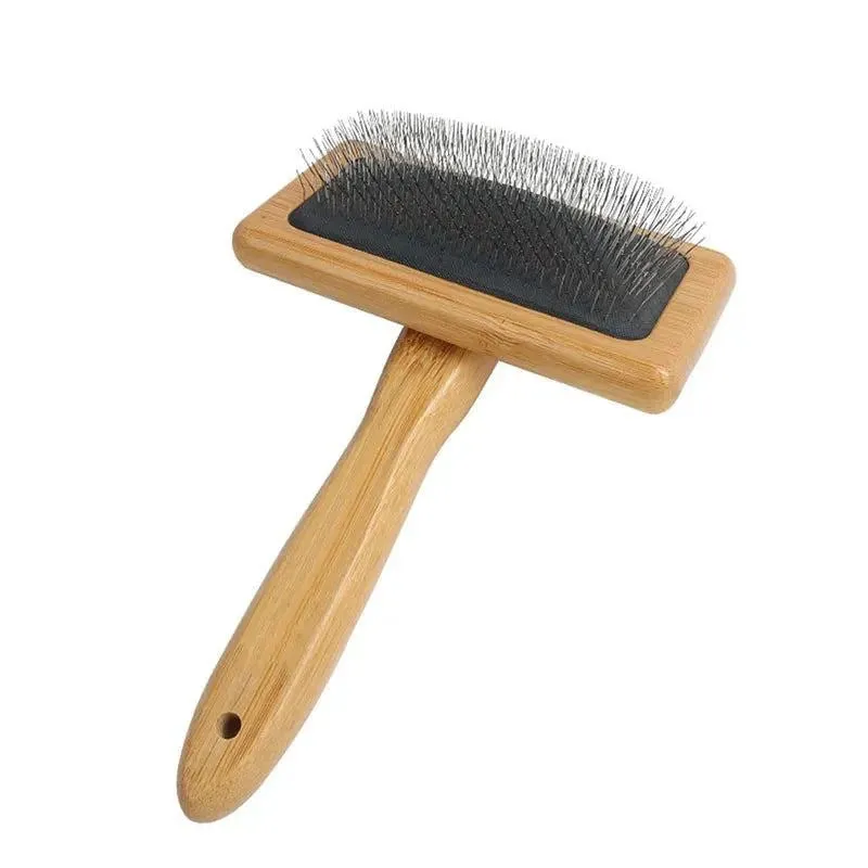 Eco-Friendly Bamboo Pet Grooming Brush