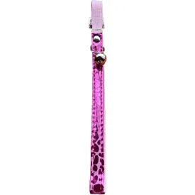Elastic Cat Collar Animal Print Pink - Adjustable Comfortable Durable Pet Accessory