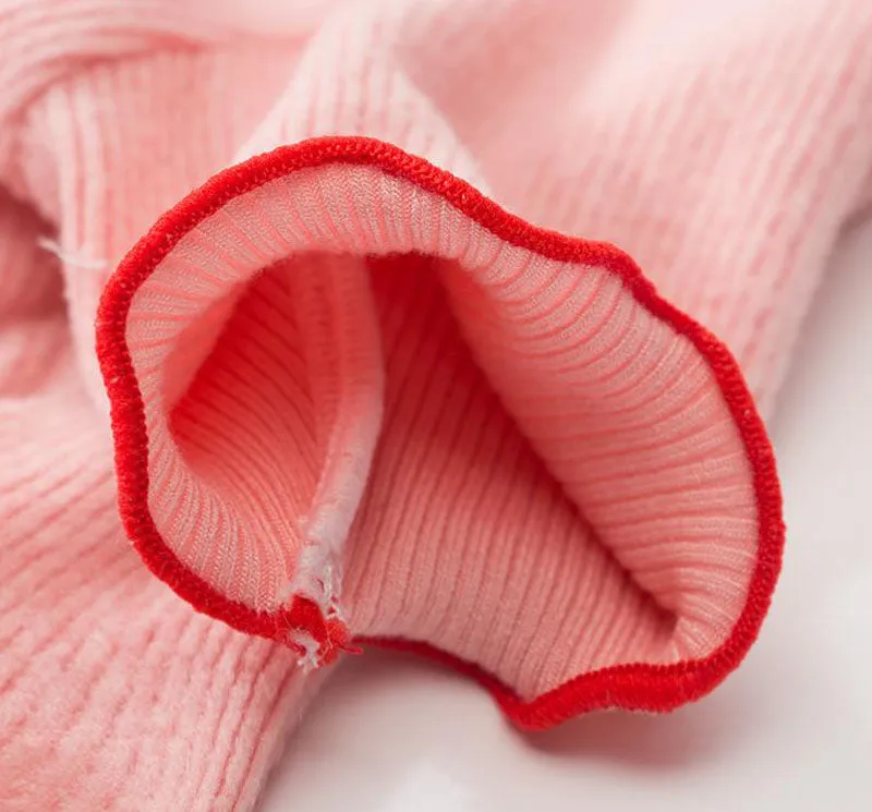 Four seasons solid color breathable strawberry sweater bottoming shirt pet clothes