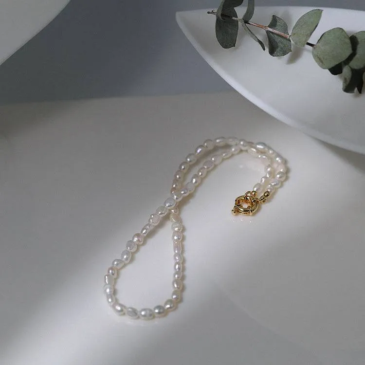 Freshwater Baroque Pearl Beaded Necklace