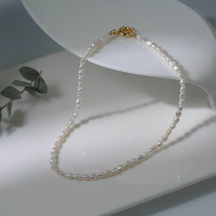 Freshwater Baroque Pearl Beaded Necklace