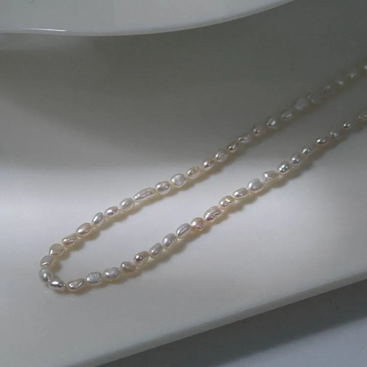 Freshwater Baroque Pearl Beaded Necklace