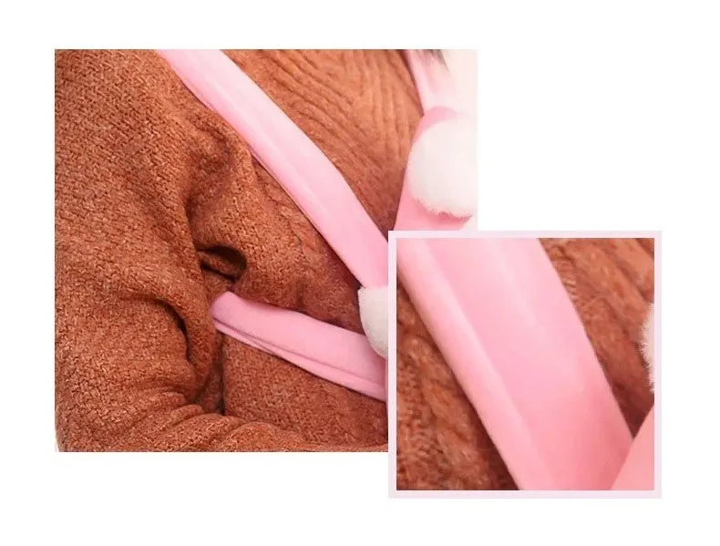 Hands-Free Travel Pet Carrier Bag – Plush, Breathable Sling for Small Dogs & Puppies, Perfect for Outdoor Adventures