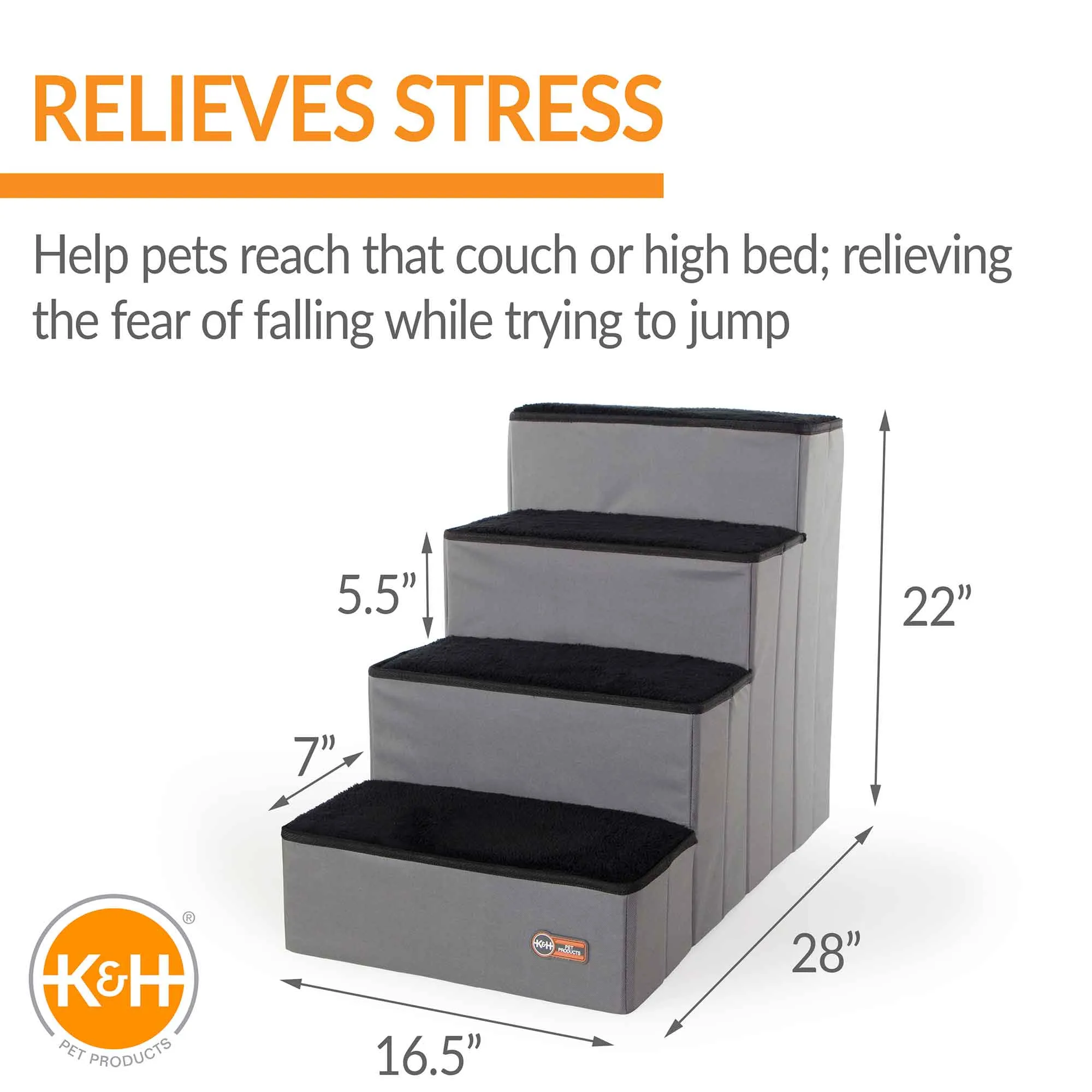 K&H Pet Products - Pet Stair Steps with Storage