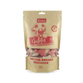 Kanu Pet Soft and Chewy Chicken Dog Treats, 200g, Soft Croquettes, Chicken Flavor, Omega 3 & 6, Probiotics, Eco-Friendly Packaging