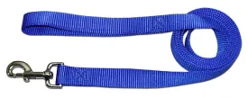 Leather Brothers One Ply Nylon Lead 1" x 6 ft. Blue (1" x 6', Blue)