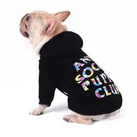 Letter Print Dog Hoodie