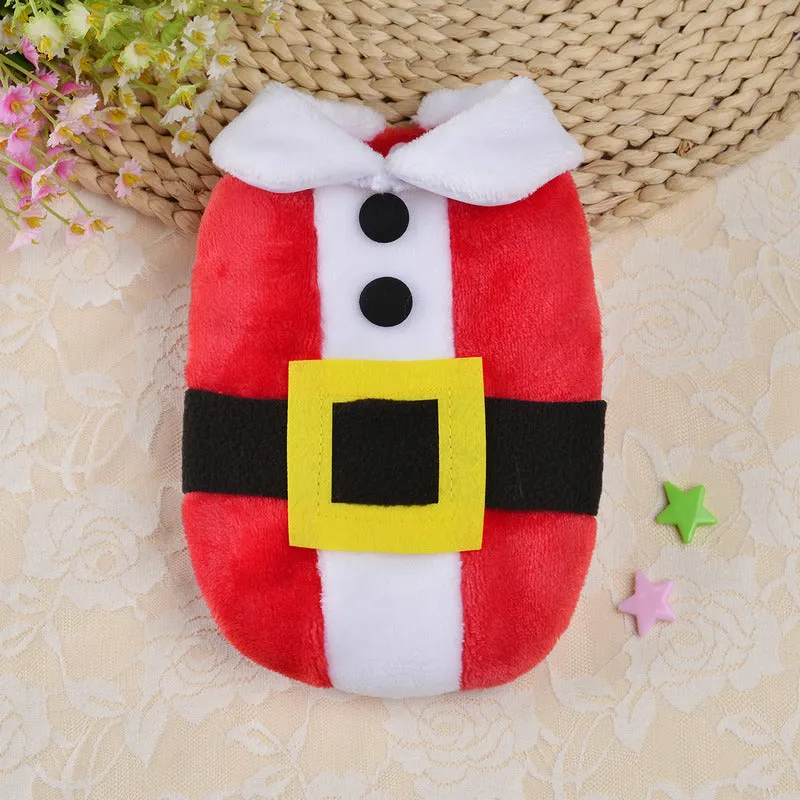 New Warm Pet Clothing | Happy Christmas & New Year Cat and Dog Clothes