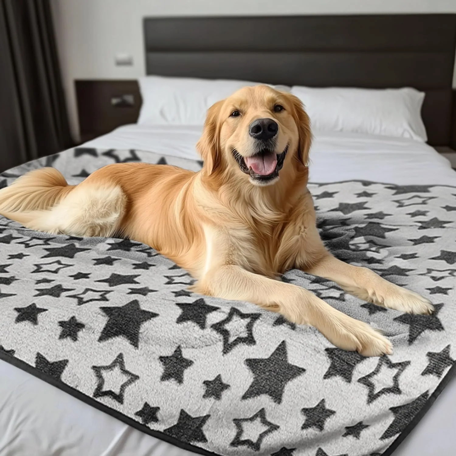 Nobleza Waterproof Dog Cat Blanket, 3PCS Warm Soft Pet Mat Set for Sofa Bed Indoor Sleep Furniture Protector Outdoor Car, Puppy Winter Blanket for Large Medium Small Pet, Reversible Sherpa Fleece