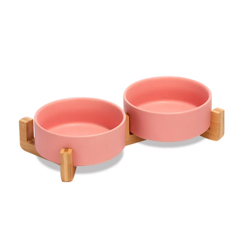 Non-Slip Ceramic Pet Bowl Set