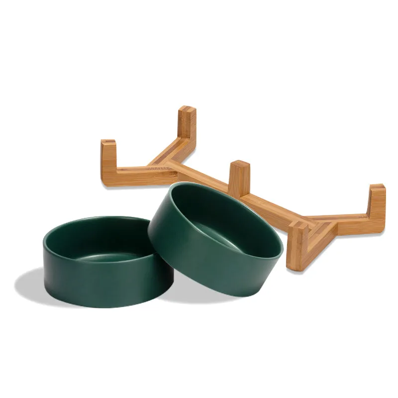 Non-Slip Ceramic Pet Bowl Set