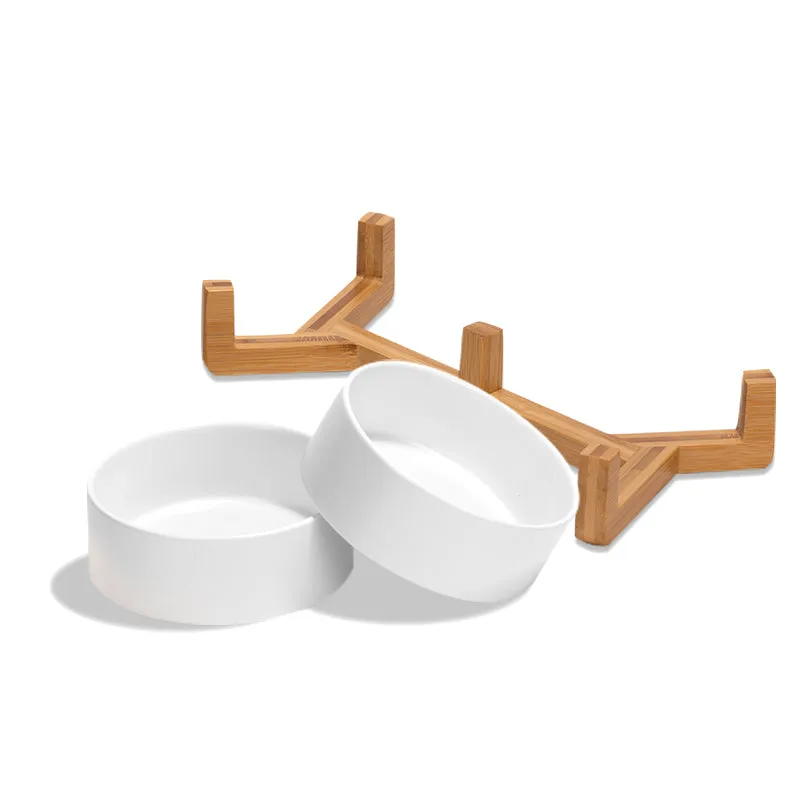 Non-Slip Ceramic Pet Bowl Set