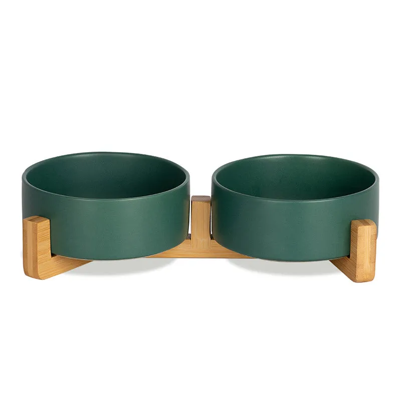 Non-Slip Ceramic Pet Bowl Set