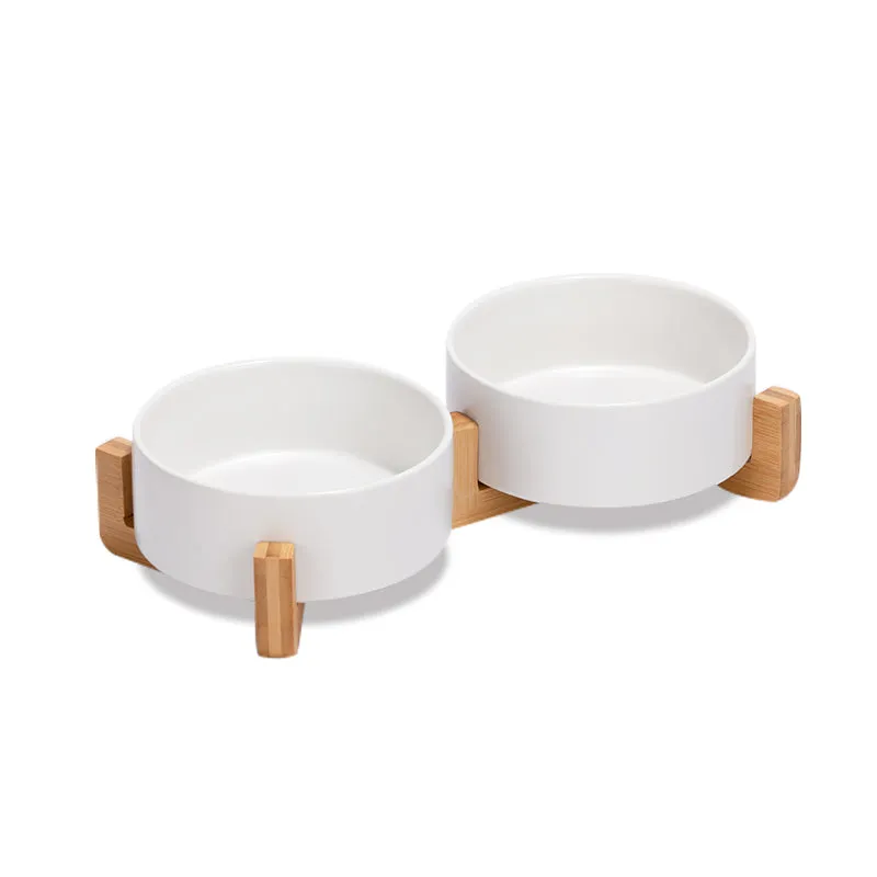 Non-Slip Ceramic Pet Bowl Set