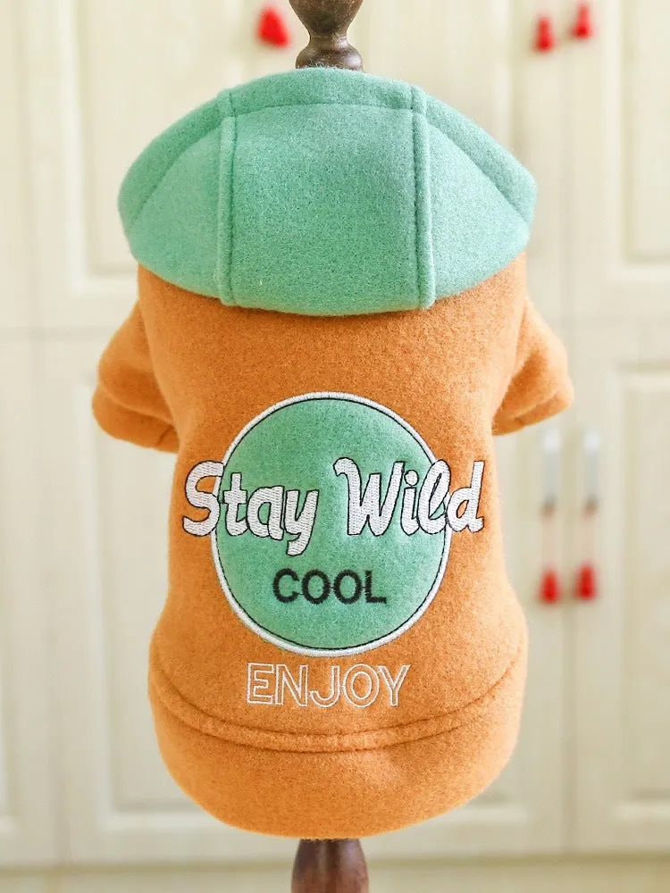 Pet Clothes for Dogs & Cats | Autumn and Winter Small Wild Woolen Coat