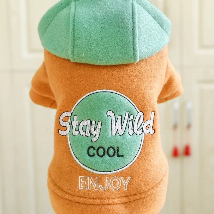 Pet Clothes for Dogs & Cats | Autumn and Winter Small Wild Woolen Coat