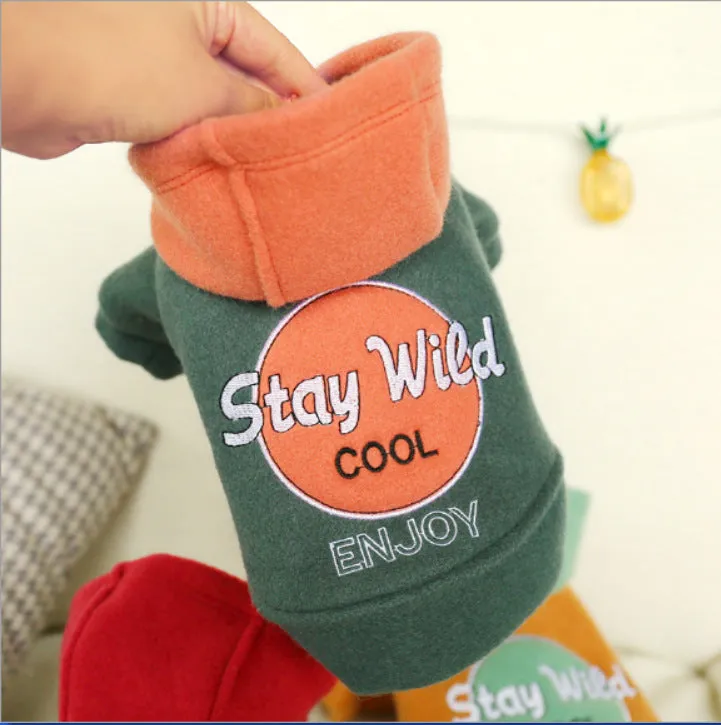 Pet Clothes for Dogs & Cats | Autumn and Winter Small Wild Woolen Coat