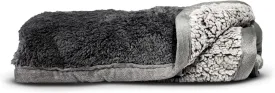 Pet Parents Pawtect Premium Waterproof Cat & Dog Blanket with WickQuick & Sherpup Technology, Puppy & Cat Blanket, Slate 24x32