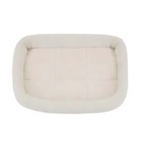 PetAffairs Plush Dog Bed with Calming Pad for Pets