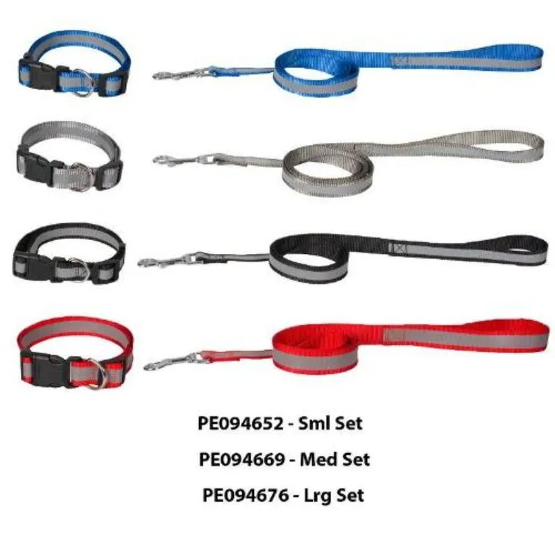 Pets Nylon Lead & Collar Set - Small