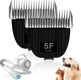 Replacement Blade for nebot P1 Pro Pet Grooming Kit & Vacuum,Size-5F Cut Length 1/4(6.3mm),2 Pack