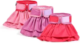 Reusable Dog Diapers Female  Baby Quokka Adjustable Snap-On Diaper for Dogs in Heat, Potty Training, Period, or Incontinence  Washable Female Dog Diapers, Underwear (Blossom Skirt, Medium)