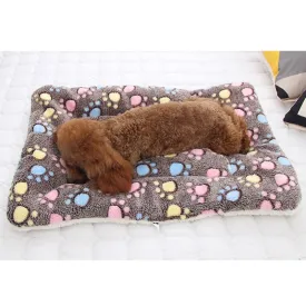 Soft Flannel Pet Blanket puppy Sleeping Mat