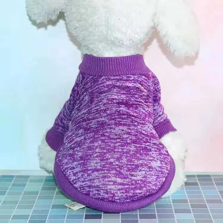 Stylish Pet Sweater for Dogs and Cats - Suitable for Spring, Autumn, and Winter