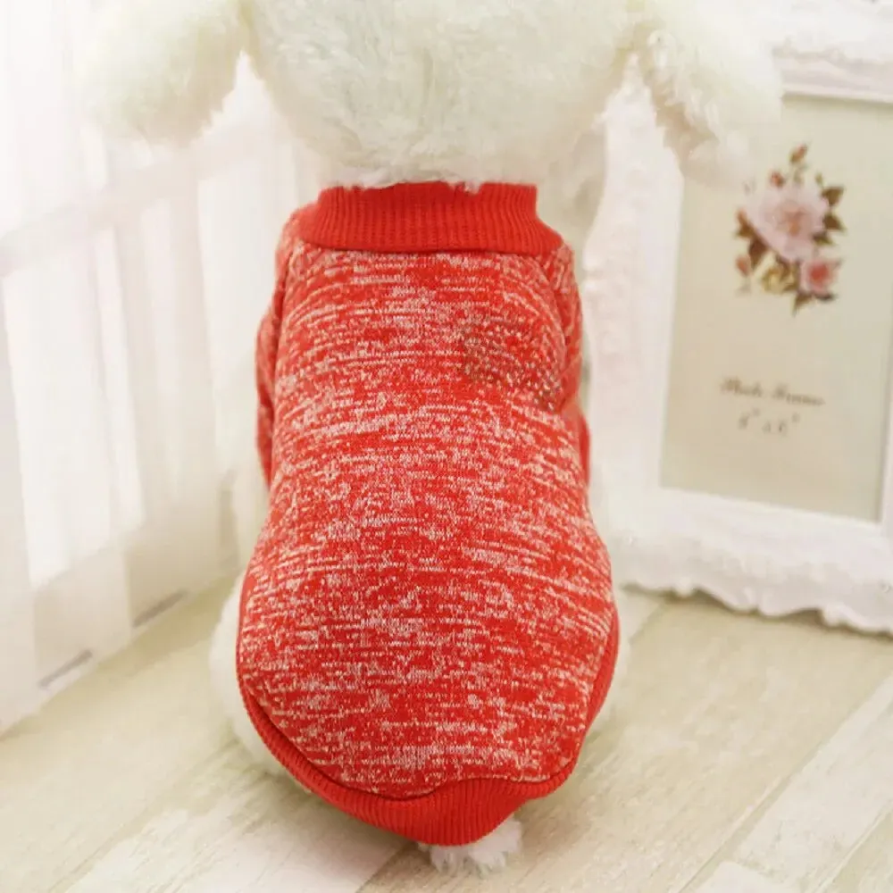 Stylish Pet Sweater for Dogs and Cats - Suitable for Spring, Autumn, and Winter