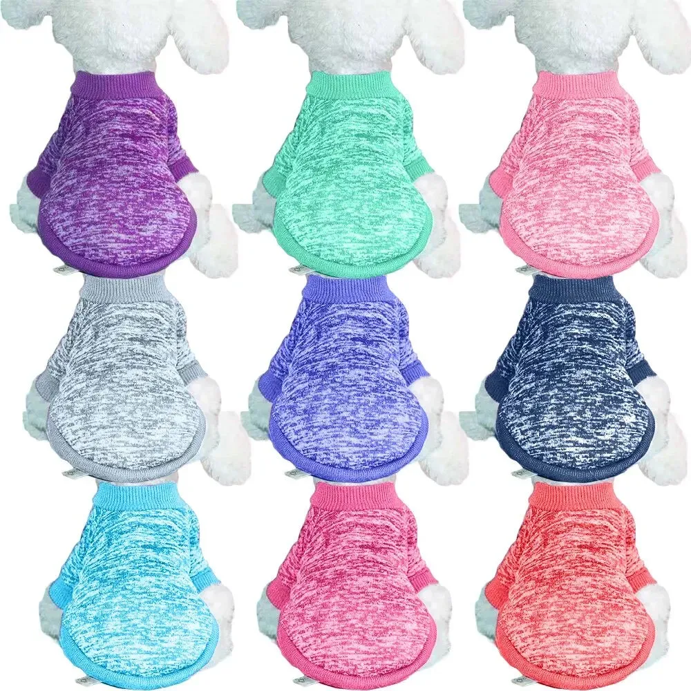 Stylish Pet Sweater for Dogs and Cats - Suitable for Spring, Autumn, and Winter