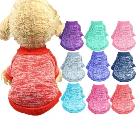 Stylish Pet Sweater for Dogs and Cats - Suitable for Spring, Autumn, and Winter