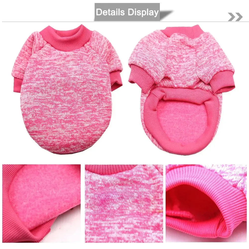 Stylish Pet Sweater for Dogs and Cats - Suitable for Spring, Autumn, and Winter
