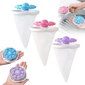 Upgrade Pet Hair Remover for Laundry, Newly Launched Reusable Floating Hair Filter Remover, Laundry Hair Pet Catcher Hair Filter Washing Machine Cat and Dog Cleaning Mesh Bag (Combination*3)