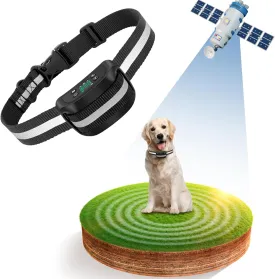 VIVIDVISTA GPS Wireless Dog Fence, Smart Electric Pet Containment System with AI-Enhanced GPS Signal & IPX6 Waterproof Rechargeable Collar, Adjustable Beep/Vibration/Shock Modes, 99-3249 FT Range