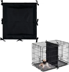 Waterproof PU Dog Crate Divider Panel  Durable Leather Dog Kennel Divider with Ties, Ideal for Puppy Crate Training, Fits 36" Crates. (Divider Only, Crate Not Included)