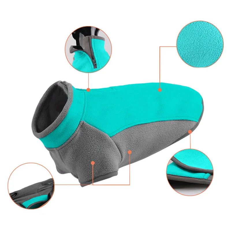 Winter Warm Fleece Pet Dog Clothes
