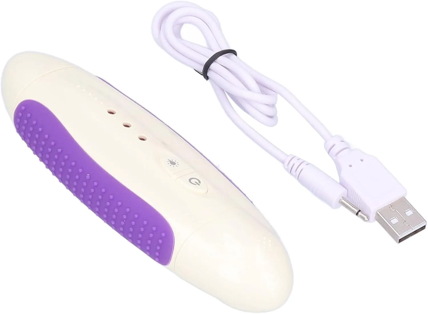 ZJchao Dog Nail Grinder, Nail Grinder for Dogs Quiet Rechargeable Electric Trimmers Toenail File Toenail with LED Light for Large Medium Small Cats
